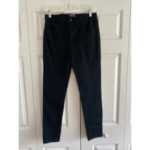 Monkey Ride Jeans Womens 32 Black‎ Original Vintage Denim Straight Leg Jeans